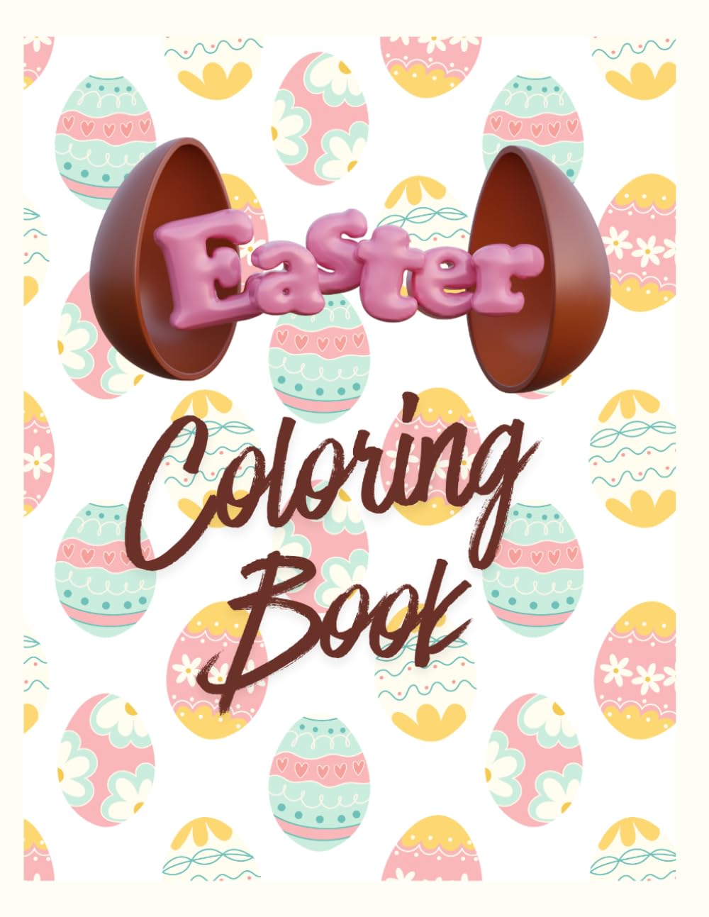 Easter Coloring Book for Kids Ages 4–8: Cute Bunnies and Eggs