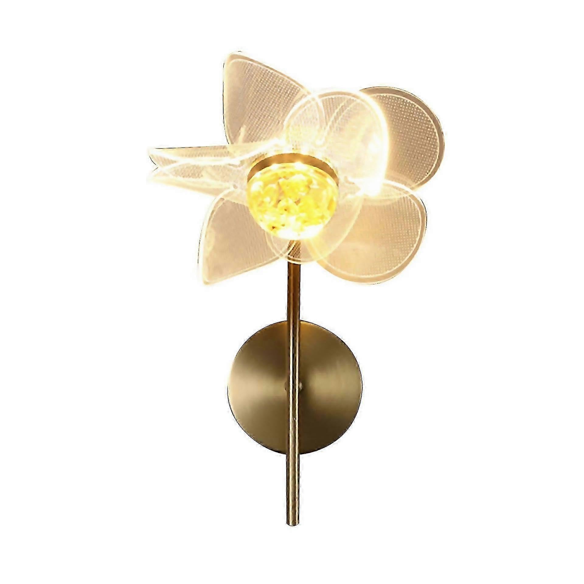 Joyhappst Image Color Wall Sconce Flower Wall Lamp Wall Light Flowershaped Split Design Wall Lamp Devicemounted Light For