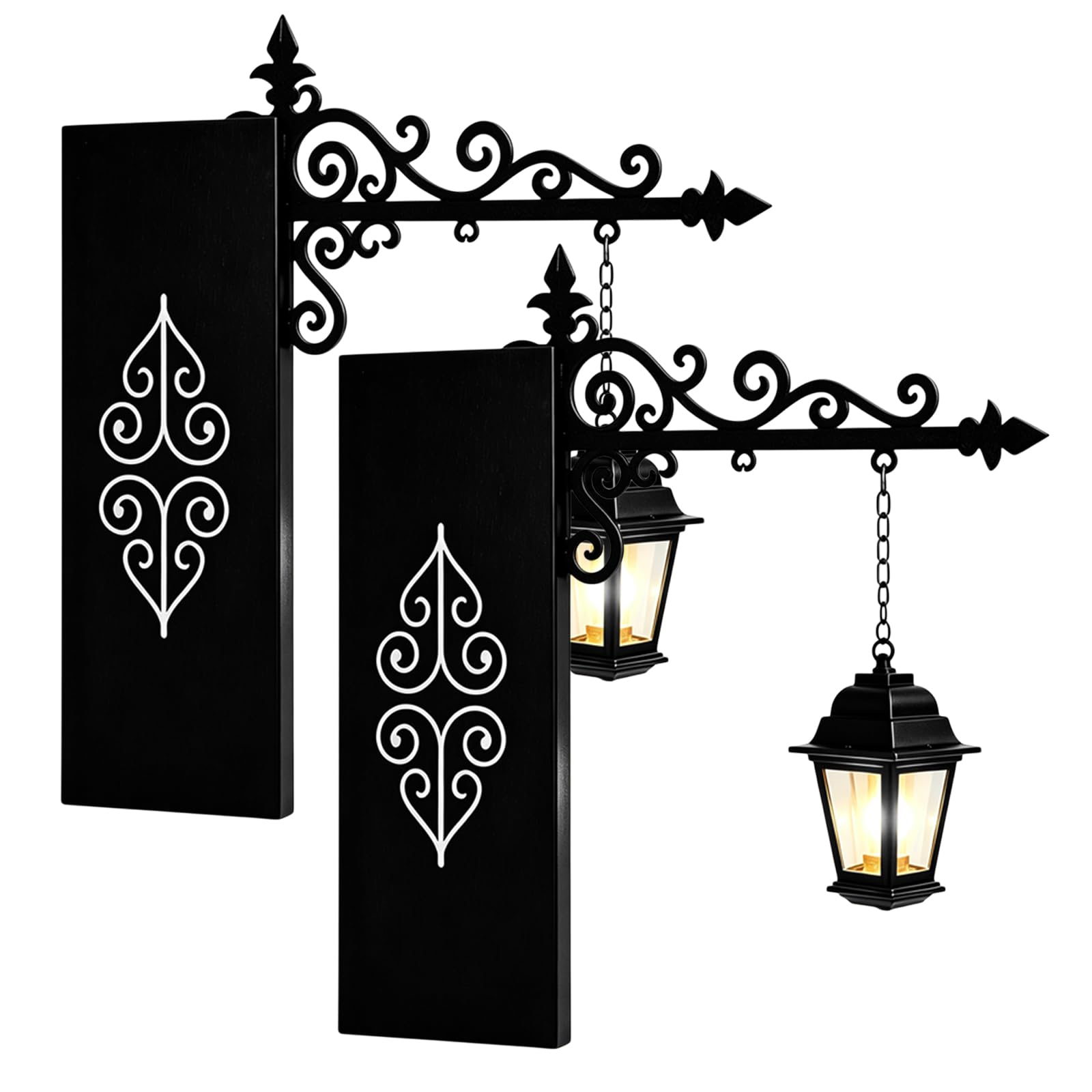 Awubsd 2 Pcs Book Shelf Lantern Nook Light Decorative Bookshelf Lights Lamp