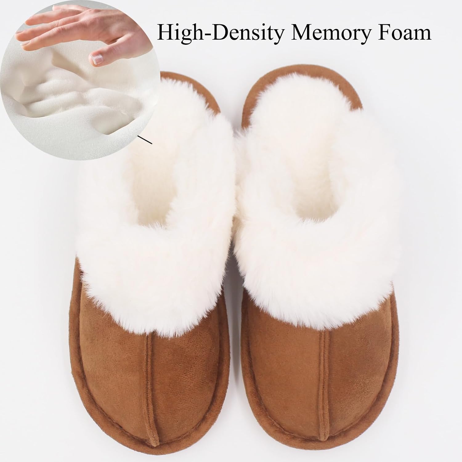 Kids Slippers Girls Boys Memory Foam Soft Plush Warm House Shoes Anti-Slip Fluffy Fur Indoor/Outdoor Slippers - Image 5