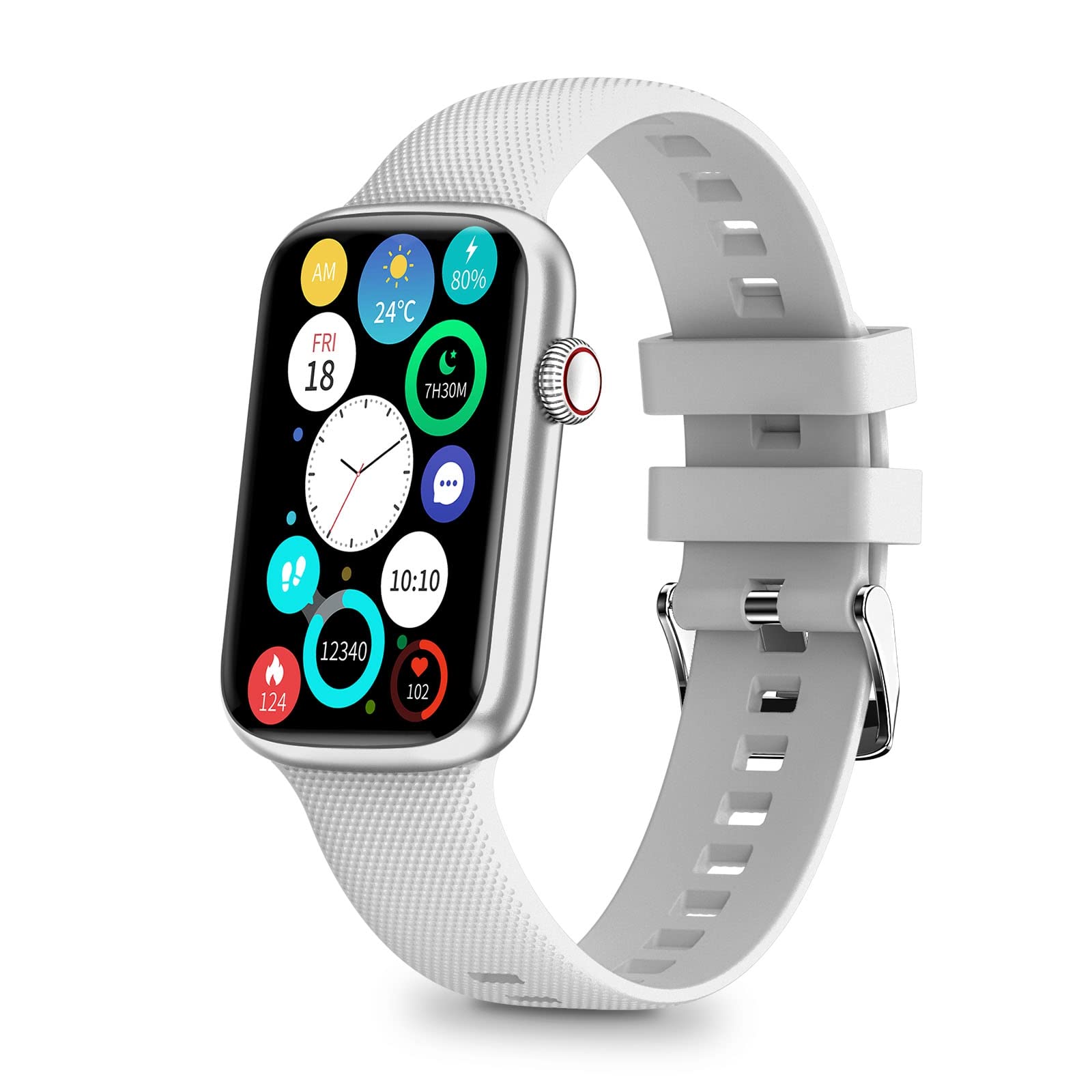Fitness Tracker 25 Sport Con Frequenza Cardiaca, SpO2, Pressione E 5ATM – Smartwatch Per Uomo/Donna 1.47” HD