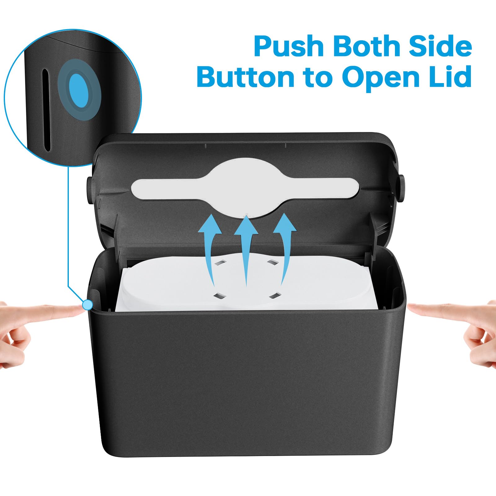 Dispensador de toallas de papel para encimera, dispensador comercial de toallas de papel multipliegue/triple pliegue/C y Z plegable, dispensador de toallas de mano para baño, dormitorio, cocina,
