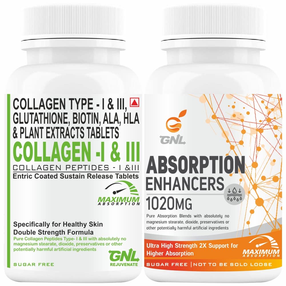 Buy GNL Hydrolyzed Collagen Peptides Type 1 And 3. Enriching Collagen