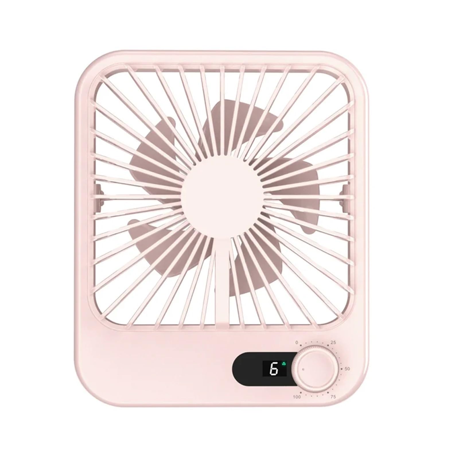 USB Clip-on Fan MiniPortable Clip 720° Degree Rotatable Strong Wind(Pink)