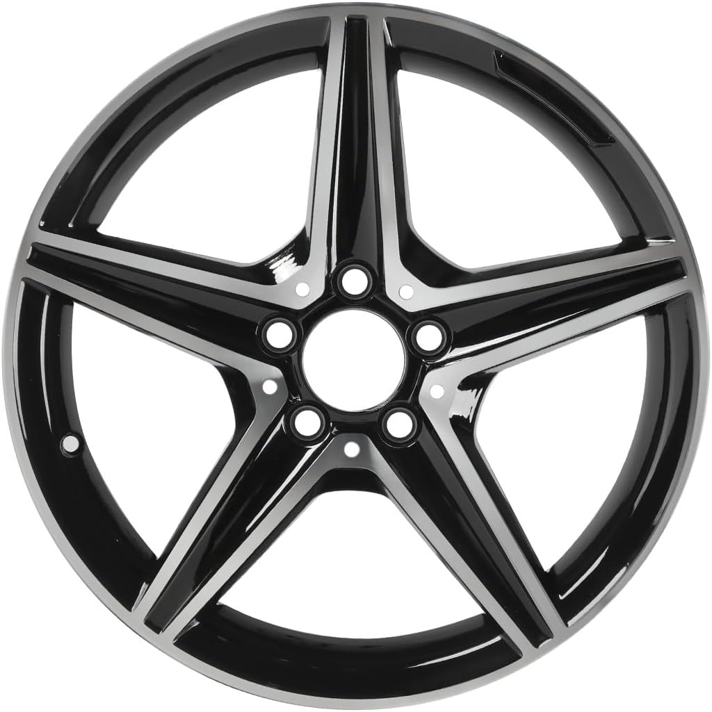 New 18 Inch 18x8.5Inch Premium Aluminum Alloy Wheel Rim Fits for Mercedes Benz E300 E350 E400 E550 E Class 2010 2011 2012 2013 2014 2015 2016, A2054017700 Direct Fit OE Stock Specs