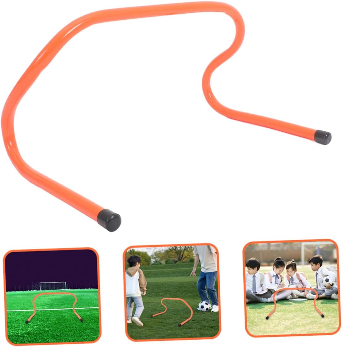 4Pcs Speed Training Hurdles Durable Plastic Agility Hurdles for Soccer Football Height Wear Resistant Sports Equipment for Jumping Agility Drills