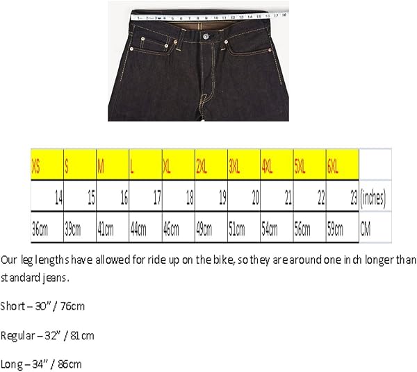 Bikers Gear Australia Classic Cut Kevlar Lined Protective Motorcycle Trouser Kevlar Jeans with Removable CE1621-1 Armour - 5