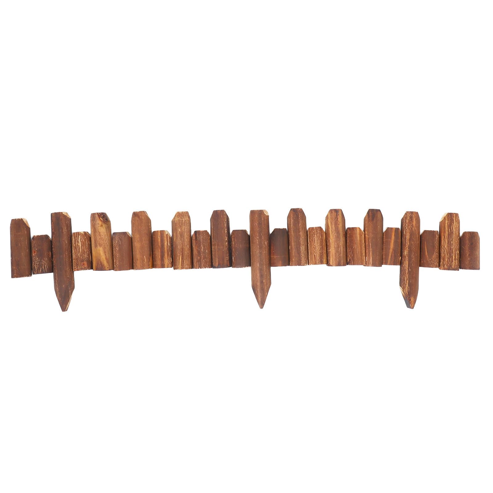 Bordure de jardin en bois traité FRCOLOR pour stopper l'invasion du gazon