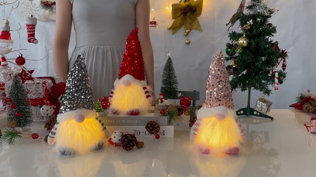 Weihnachtswichtel DAZZTIME Mit LED Licht - 3er Set  Produktbild-Vorschau 11