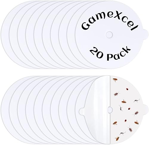 Paquete de 20 discos de repuesto para trampa de pulgas, tableros de pegamento adhesivo recargables, 7.1 pulgadas, no tóxicos, discos adhesivos para disponible en Yaxa Peru