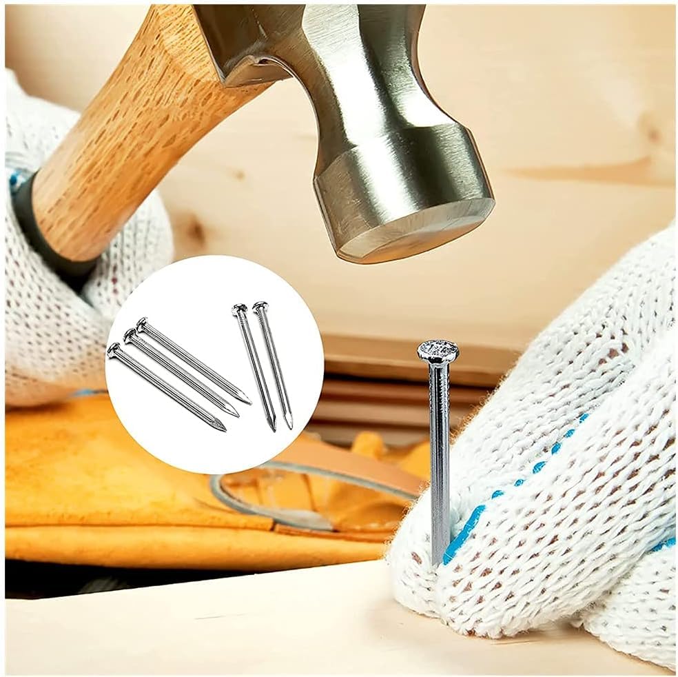 Clavos surtidos para madera, acero inoxidable 304, varias medidas, 500 g - 30 mm miniatura 6