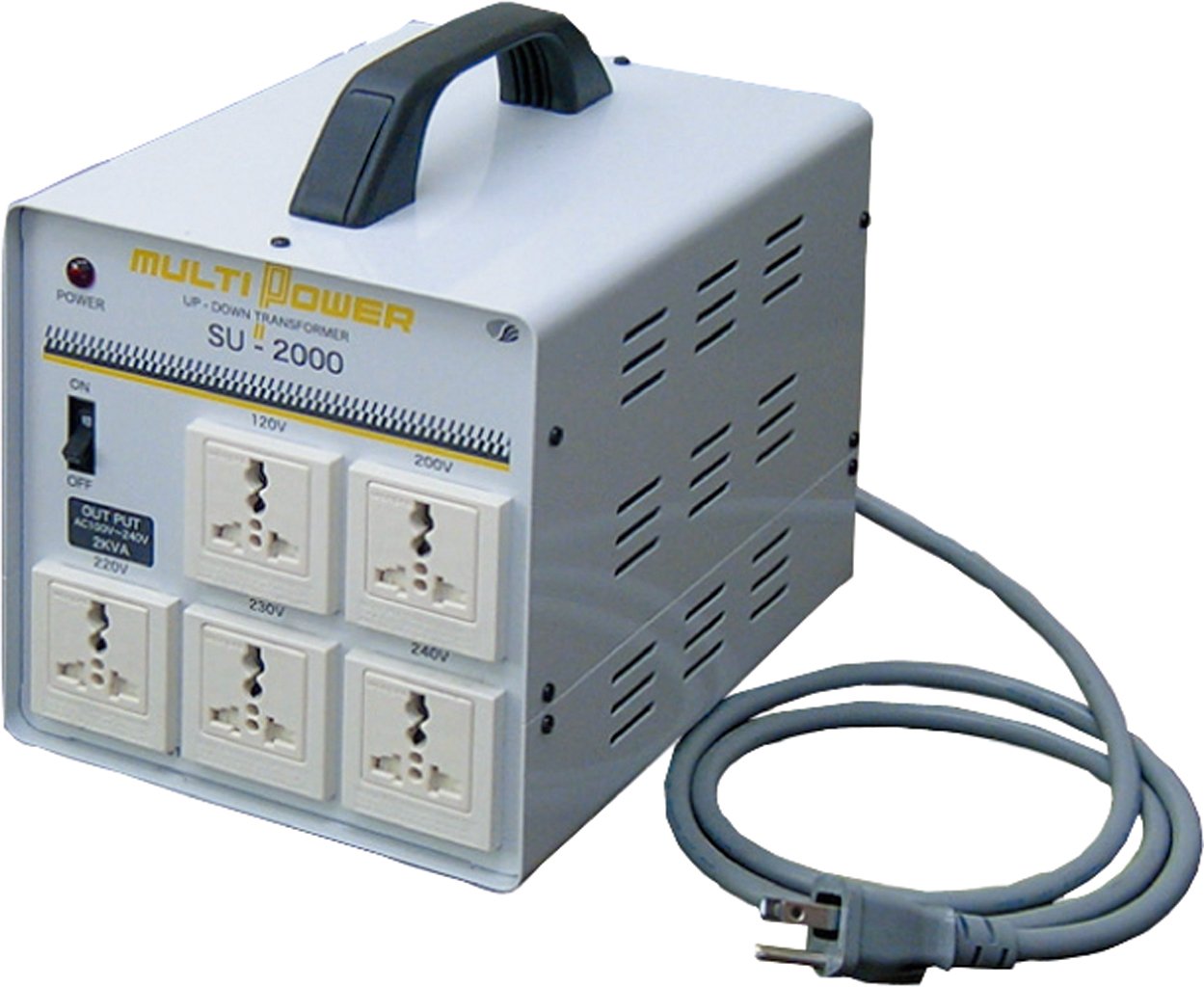 スワロー電機 SU-2000 マルチパワートランス アップダウントランス Amazon | スワロデンキ 海外・国内兼用型トランス SU2000 | 電源