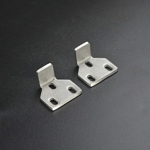 Miniatura 6 de TSQ04 - Herrajes para puerta corrediza de granero de níquel cepillado