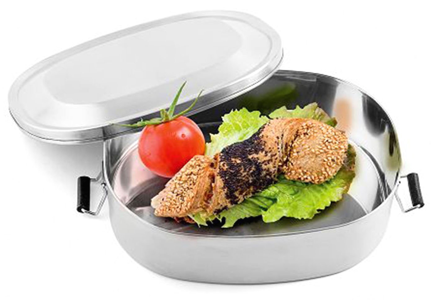 Weis Silver Stainless Steel Lunchbox,