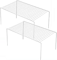 Vista 10 de iPEGTOP Juego de 6 estantes organizadores de armario de cocina, tamaño pequeño de 10.6 x 5.1 pulgadas, estante de alambre de almacenamiento