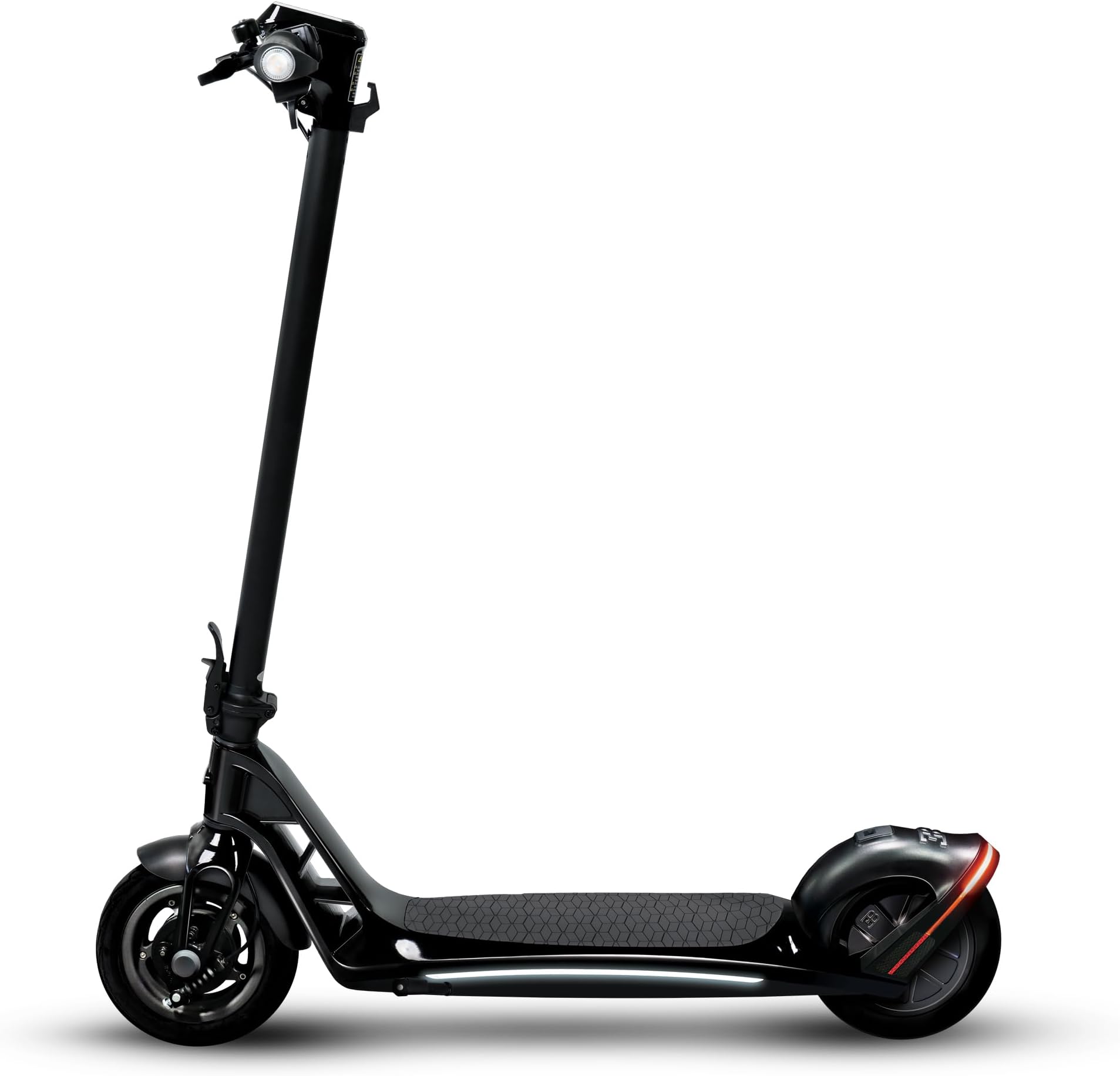 Bugatti - Electric Scooter - with LED Lights, Rear Brakes and Suspension, Turn Signal Support on Front & Back