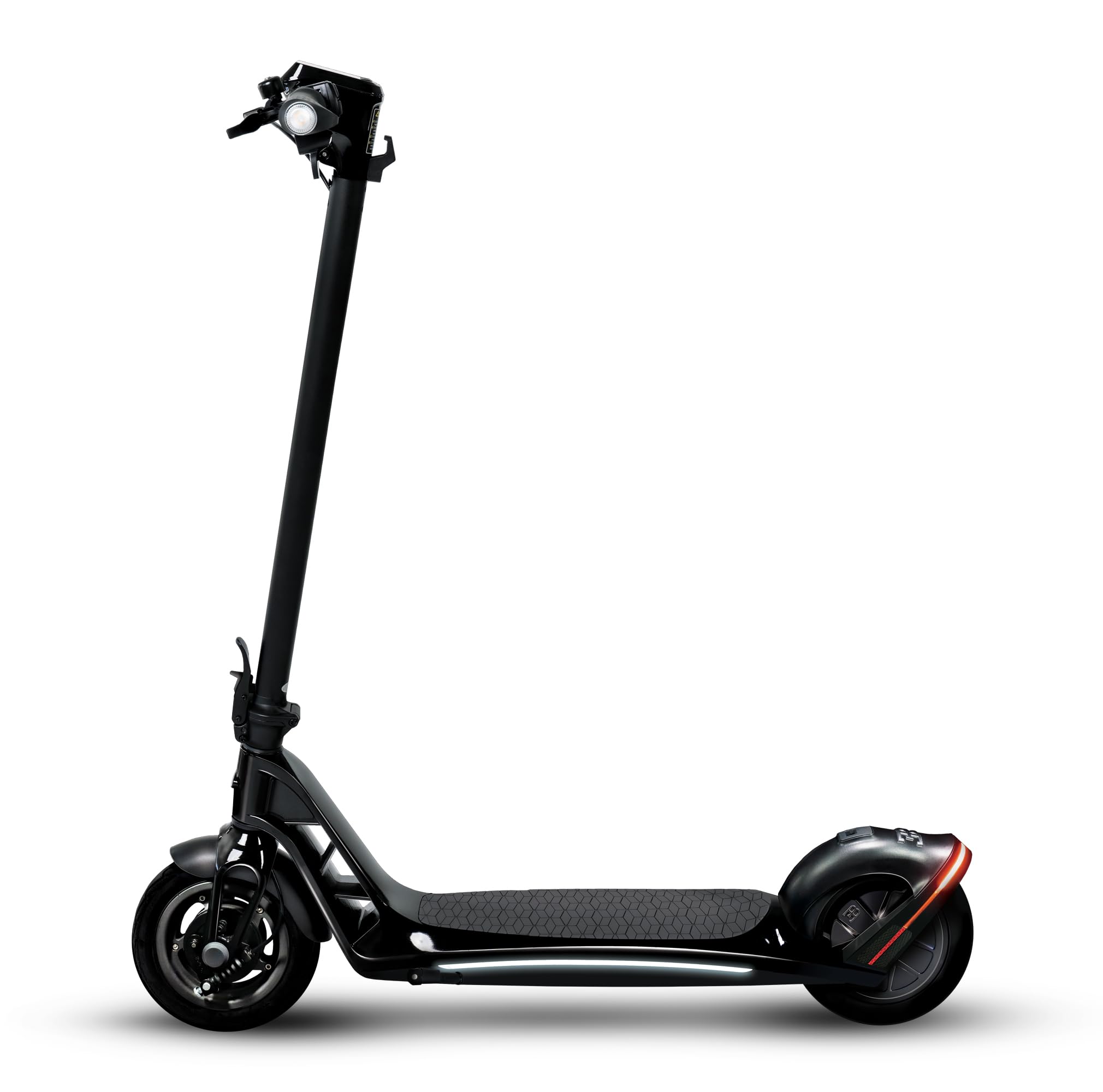 Bugatti - Electric Scooter - with LED Lights, Rear Brakes and Suspension, Turn Signal Support on Front & Back