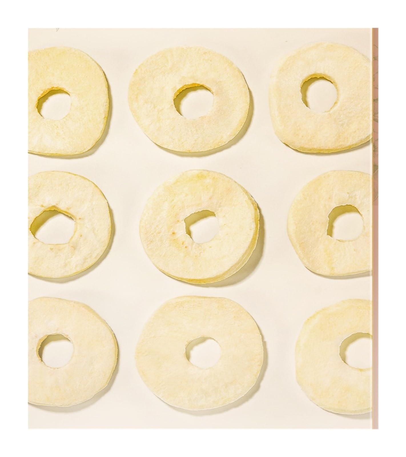Dick geschnittene gefriergetrocknete Apfelchips, 25 g, die den natürlichen Geschmack und die frische Textur bewahren, mit einem süß-säuerlichen, knackigen Biss(10bag)