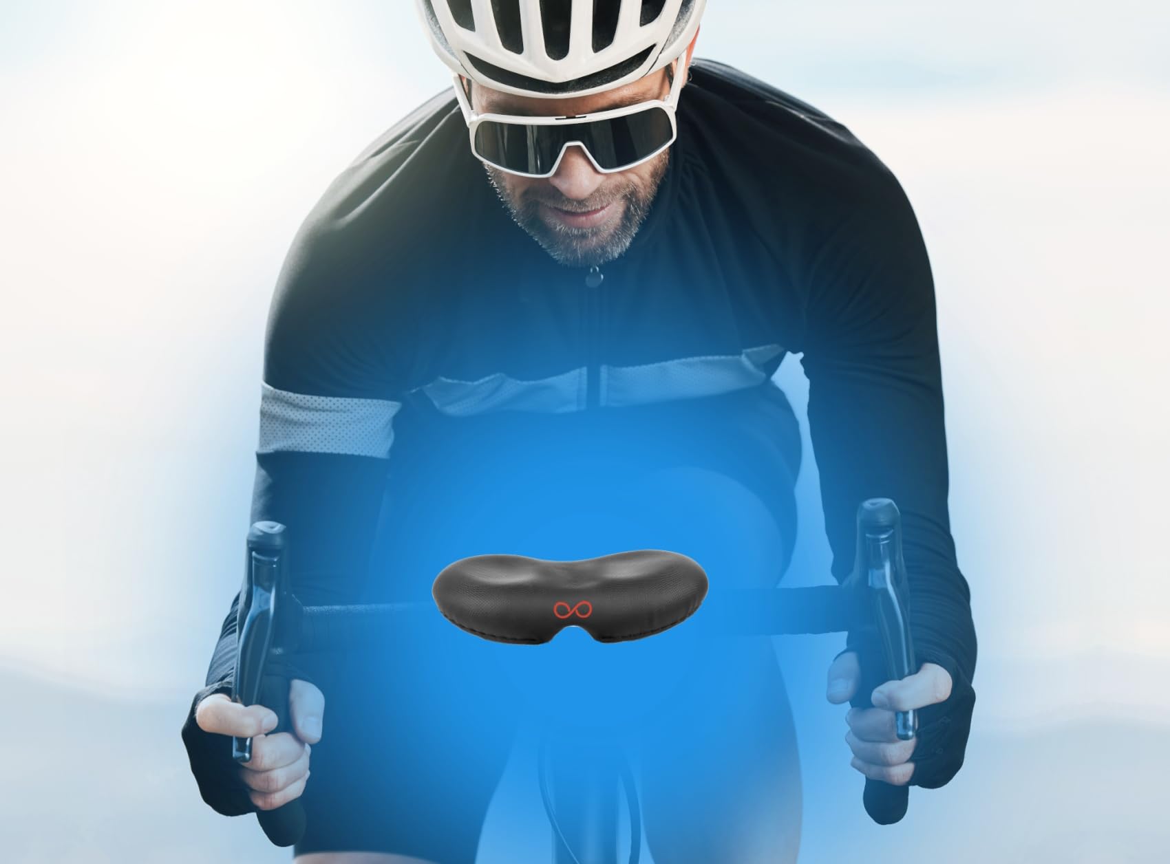 SellOttO Corsa – versione B1 standard - Sella ergonomica in gel, antiprostata, per uomo e donna, ideale per bici da corsa e MTB