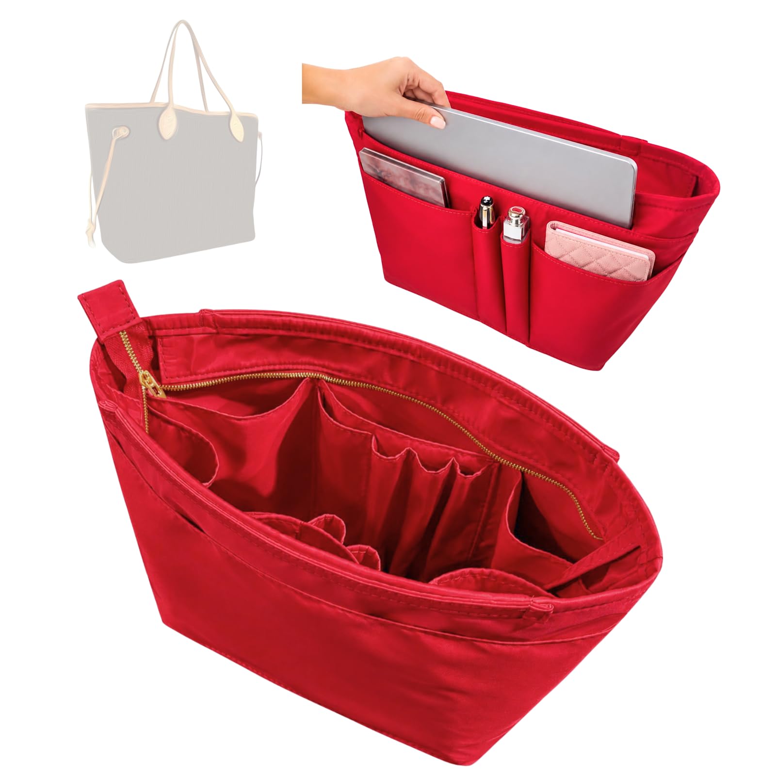Amazon.com: Divitize Waterproof Nylon Purse Organizer compatible