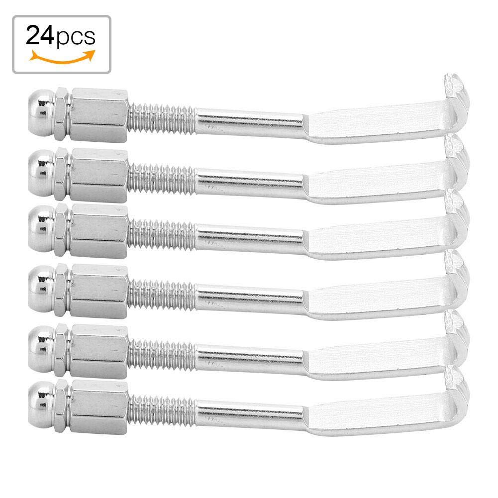 24 Ganchos para Banjo, Ganchos de tensión, Banjo, Banjo, Ganchos Planos, Banjo, Banjo, Ganchos Redondos, Ganchos de Banjo, Ganchos Ajustables para Banjo, Banjo, Piezas de Banjo, Accesorios de Banjo,