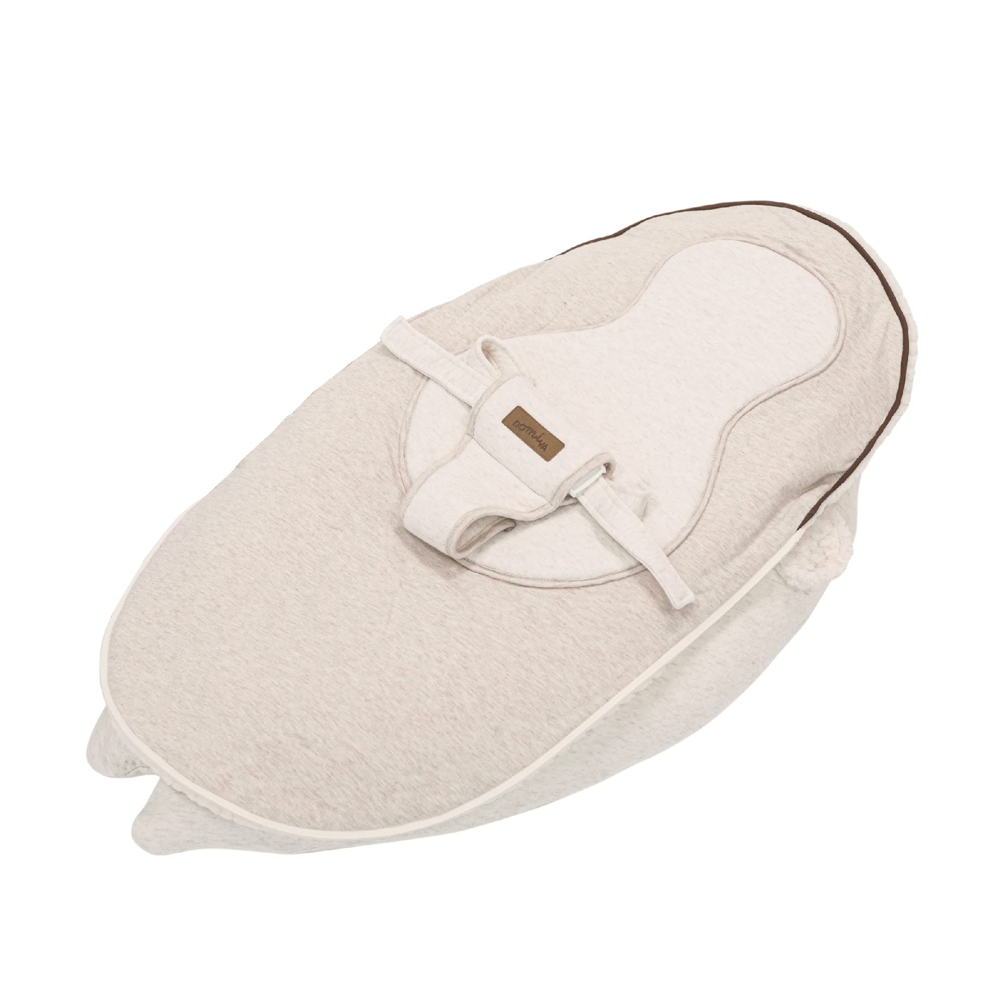 Domiva 2100051 - Cojín de Lactancia multifunción 4 en 1 Suave Nova Beige único cojín de 202 cm (40 x 75 x 22 cm)