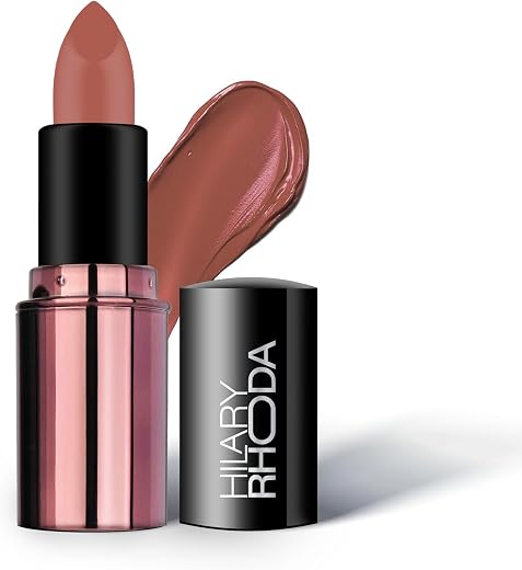 Hilary Rhoda Creamy Touch Lipstick | Infused with Olive Oil, Shea Butter &amp; Vitamin E | Highly Pigmented &amp; Creamy Texture |...