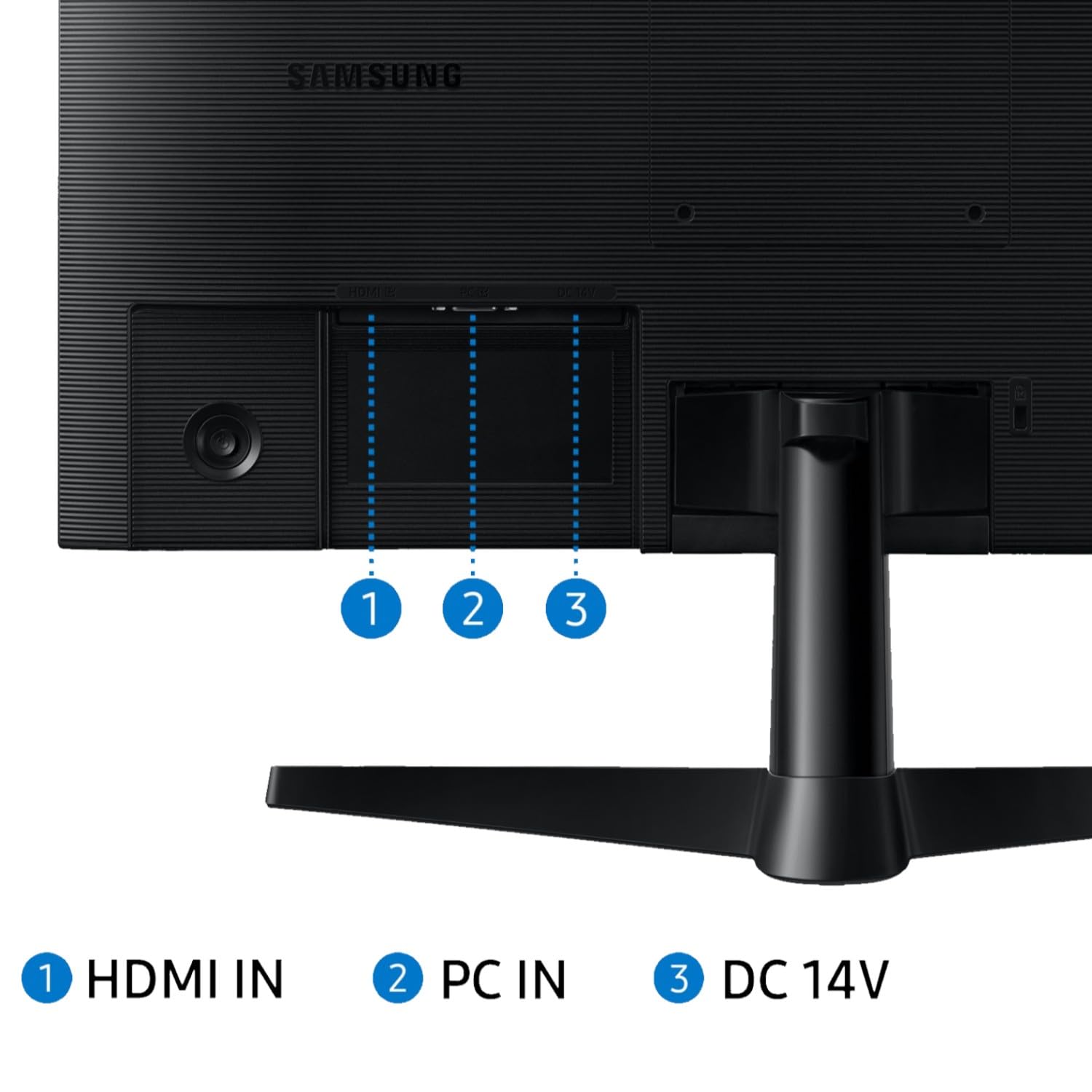 Samsung Écran PC S33GF 24'', Inclinable, FHD (1920x1080), 100Hz, VA, 5ms (GTG), 250cd/m², Contraste 3000 : 1, Mode Eye Saver et Anti-Scintillement, LS24F330EAUXEN
