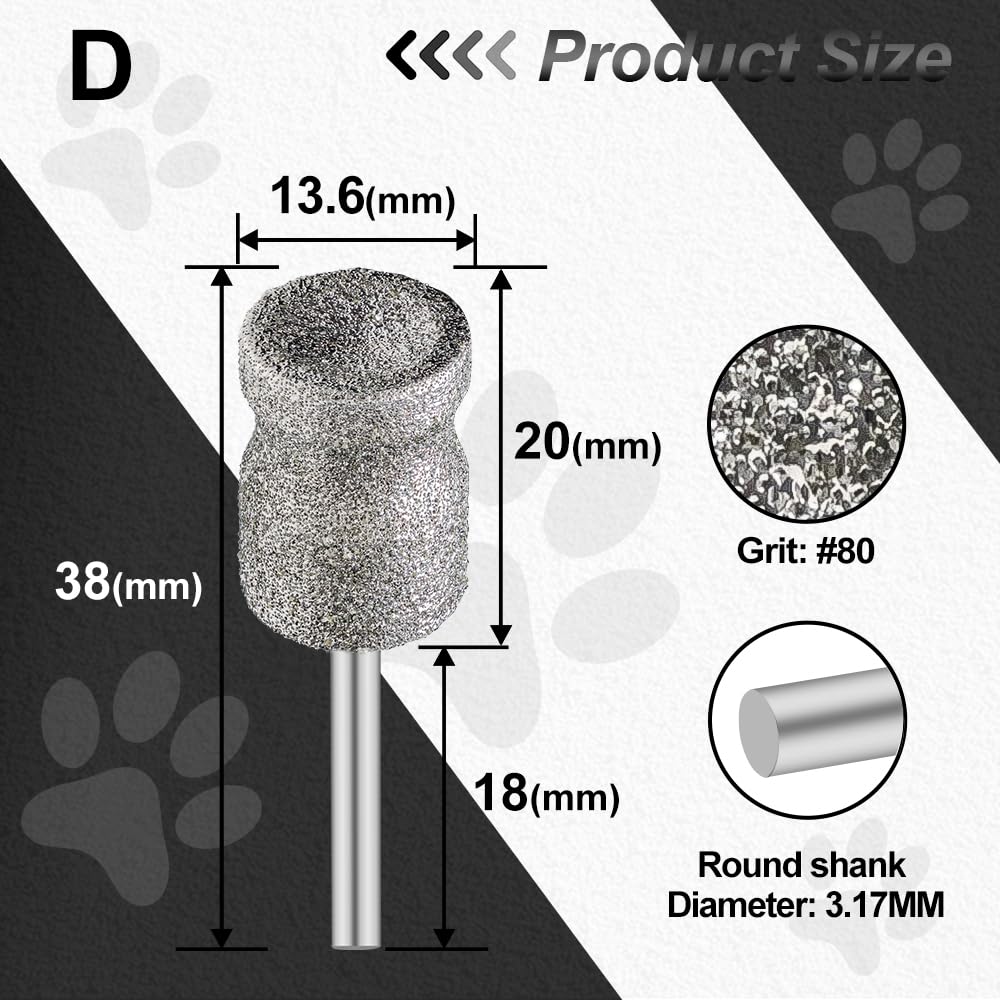 Diamond Dog Nail Grinder Bits - Image 2