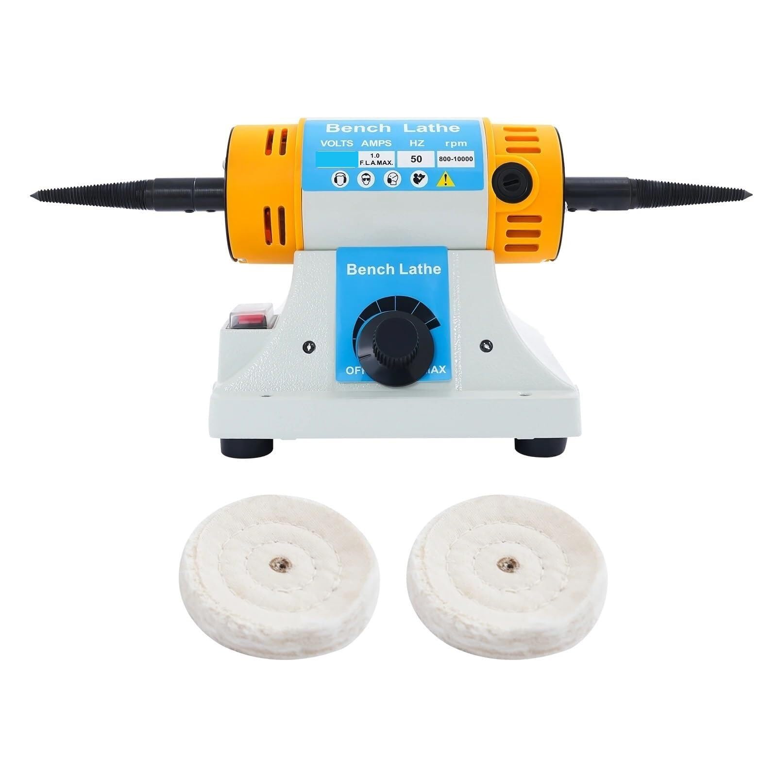Pulidor de joyas, Pulidor De Joyas, Velocidad Ajustable, Lijadora Mesa Y Herramienta Bricolaje 320W Para Lijar Pulir
