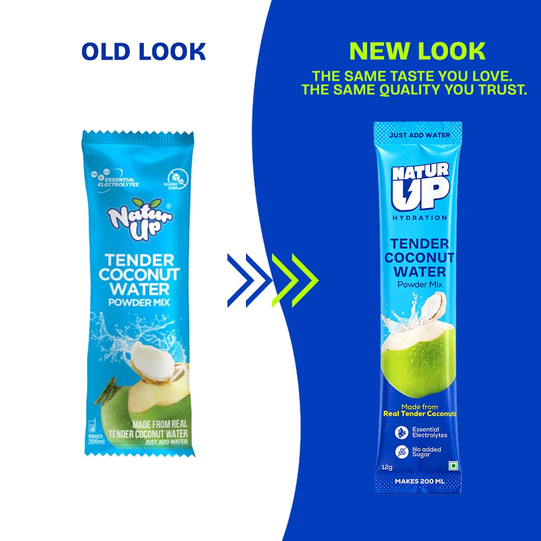 Naturup Electrolytes Powder | Hydration Sachets Packed with Minerals | Zero Sugar Rehydration Sachet, No Artificial Sweeteners & Preservatives | Coconut Water Fleavour | 90 Electrolytes Sachets — Amazon image 3