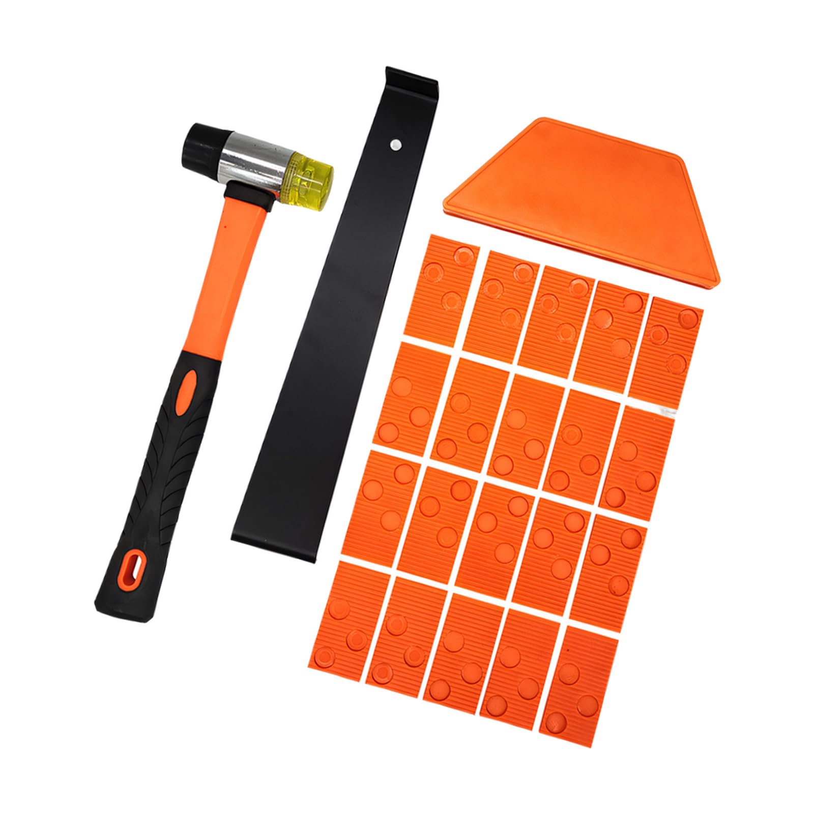 Multi Purpose 23 Component Hardwood Floor Laying Tool Set Perfect for Home Improvement Projects Quick Easy Installation Wood Floor Installation Gear