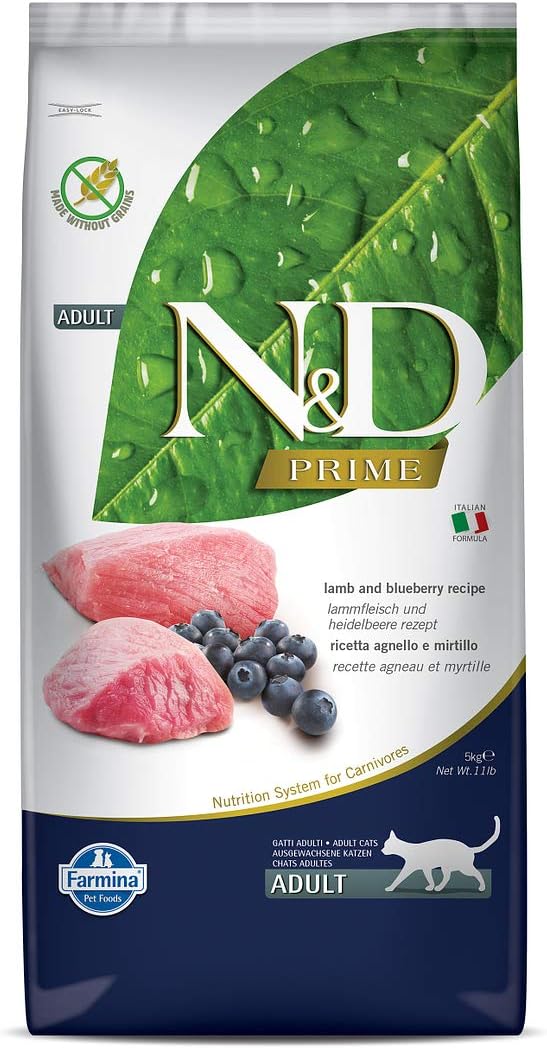N&D Grain Free N&D Prime Cat Lamb & Blueberry Adult 5kg