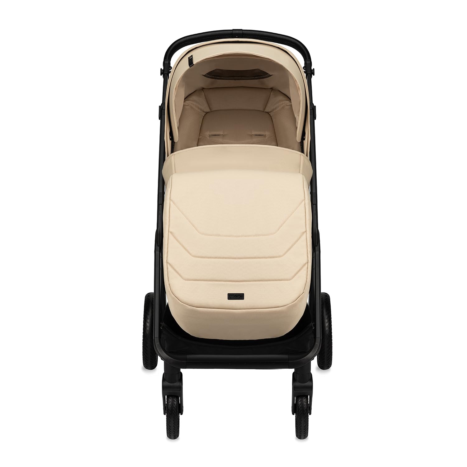 MoMi GISELLE Kombi-Kinderwagen 2 in 1 mit Buggy-Funktion, 5-Punkt-Sicherheitsgurt, ab dem 1. Lebenstag, bis 22 kg Körpergewicht (Buggy), Einkaufskorb, Matratze, Regenschutz und Wickeltasche