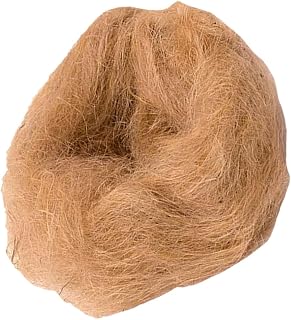 Toddmomy Nido De Fibra De con Almohadilla De Alambre Marrón para Cría De Aves