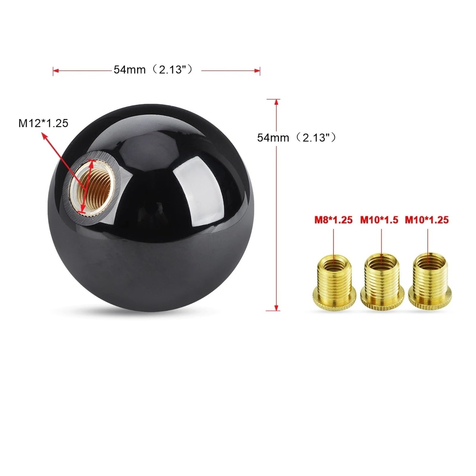 Amazon.co.jp: シフトノブ 用M8 M10 M12アダプター5スピードラウンド