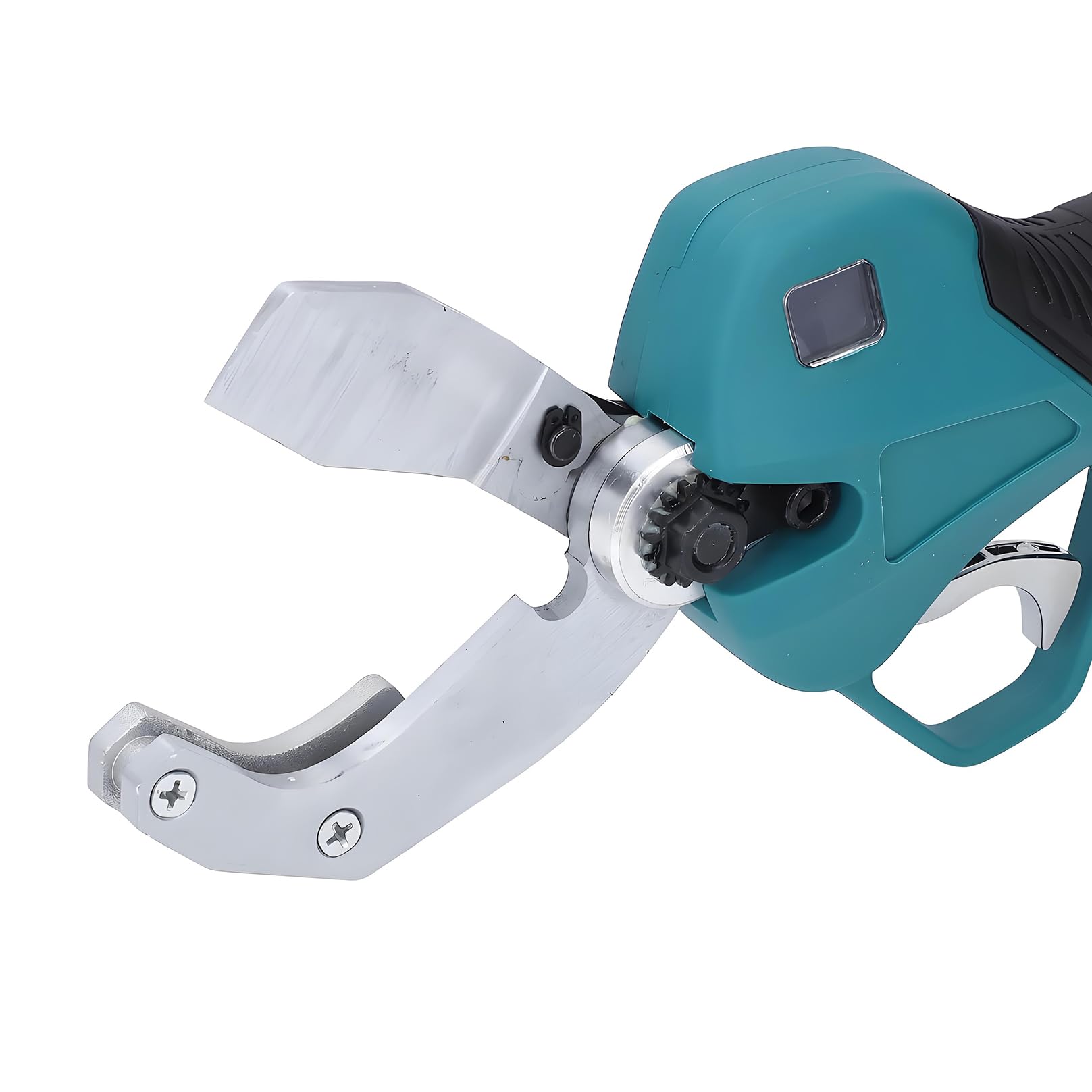 Cortador eléctrico de tubos – Herramienta inalámbrica alimentada por batería de litio, 2 baterías incluidas, diámetro de corte de 50 cm, mango de silicona suave, embalaje de caja de plástico