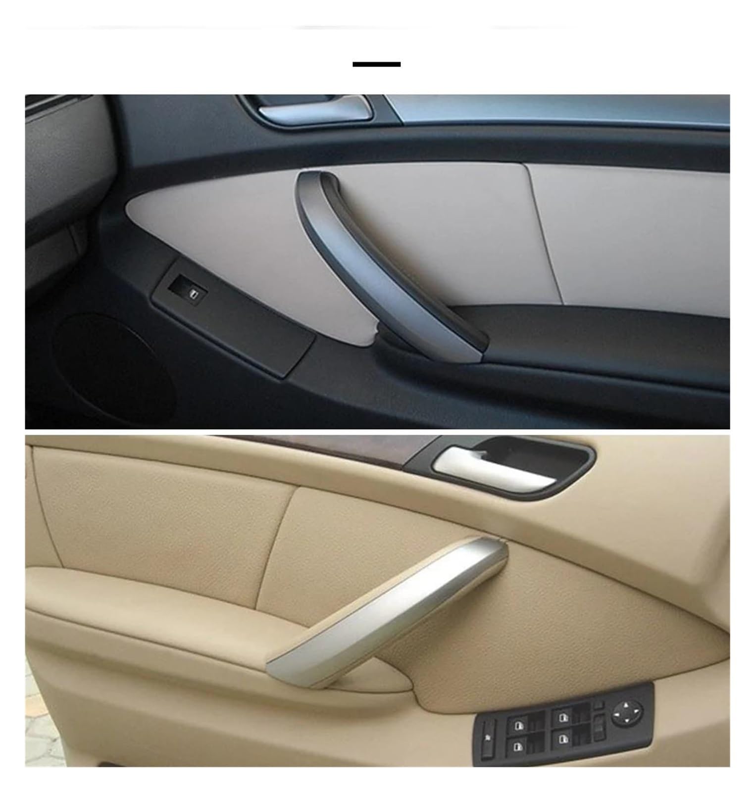 MBROS Side Door Handle Cap 51417122202 51417122201 for X5 E53 1999 