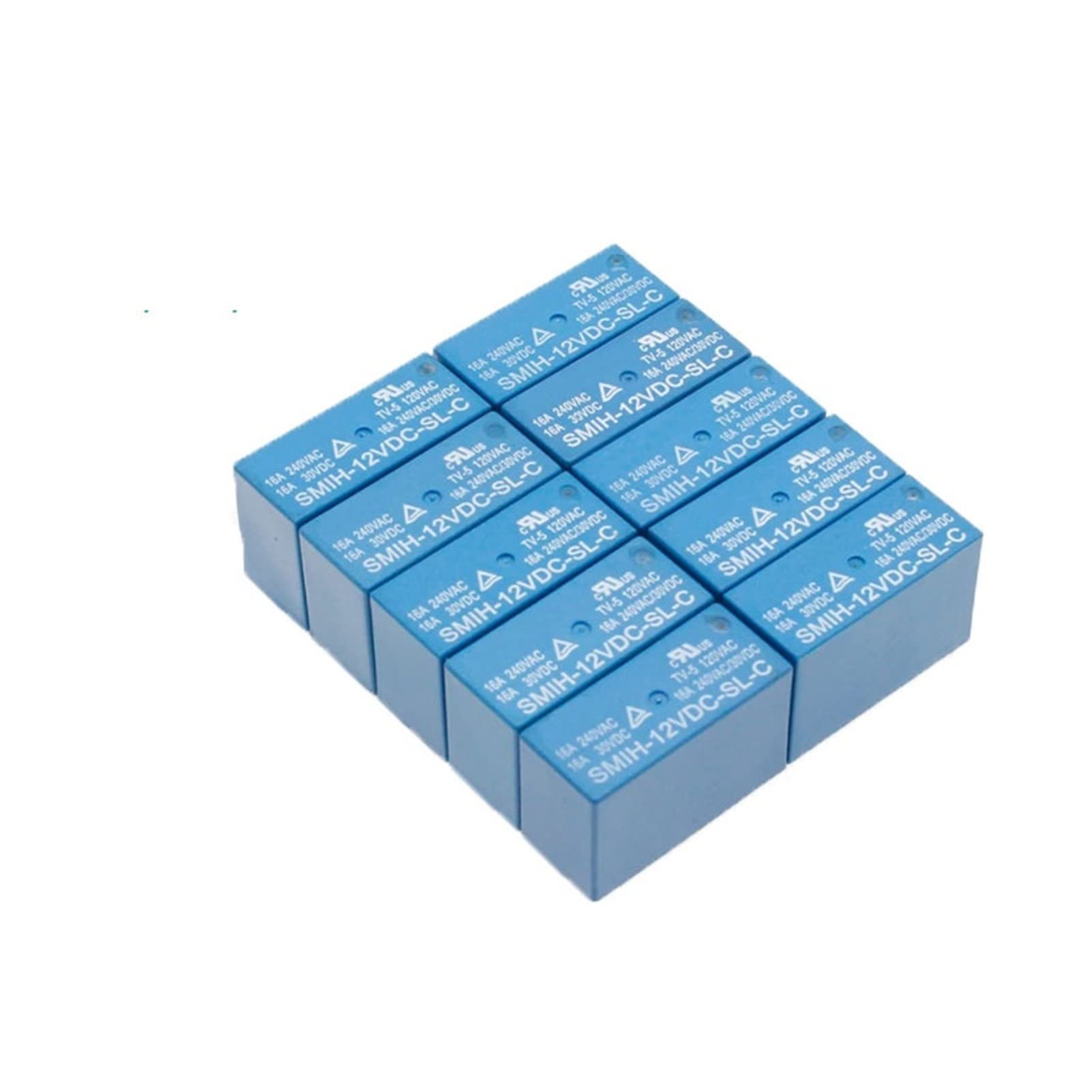 Relais de puissance 12V 16A SMIH-12VDC-SL-C avec ensemble de conversions 8 pin