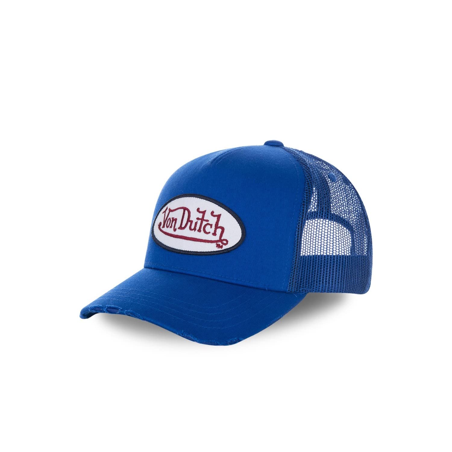 Von Dutch Men's & Women's Adjustable Baseball Cap, Relaxed Fit, No Deformation and Comfortable, Blue, One Size