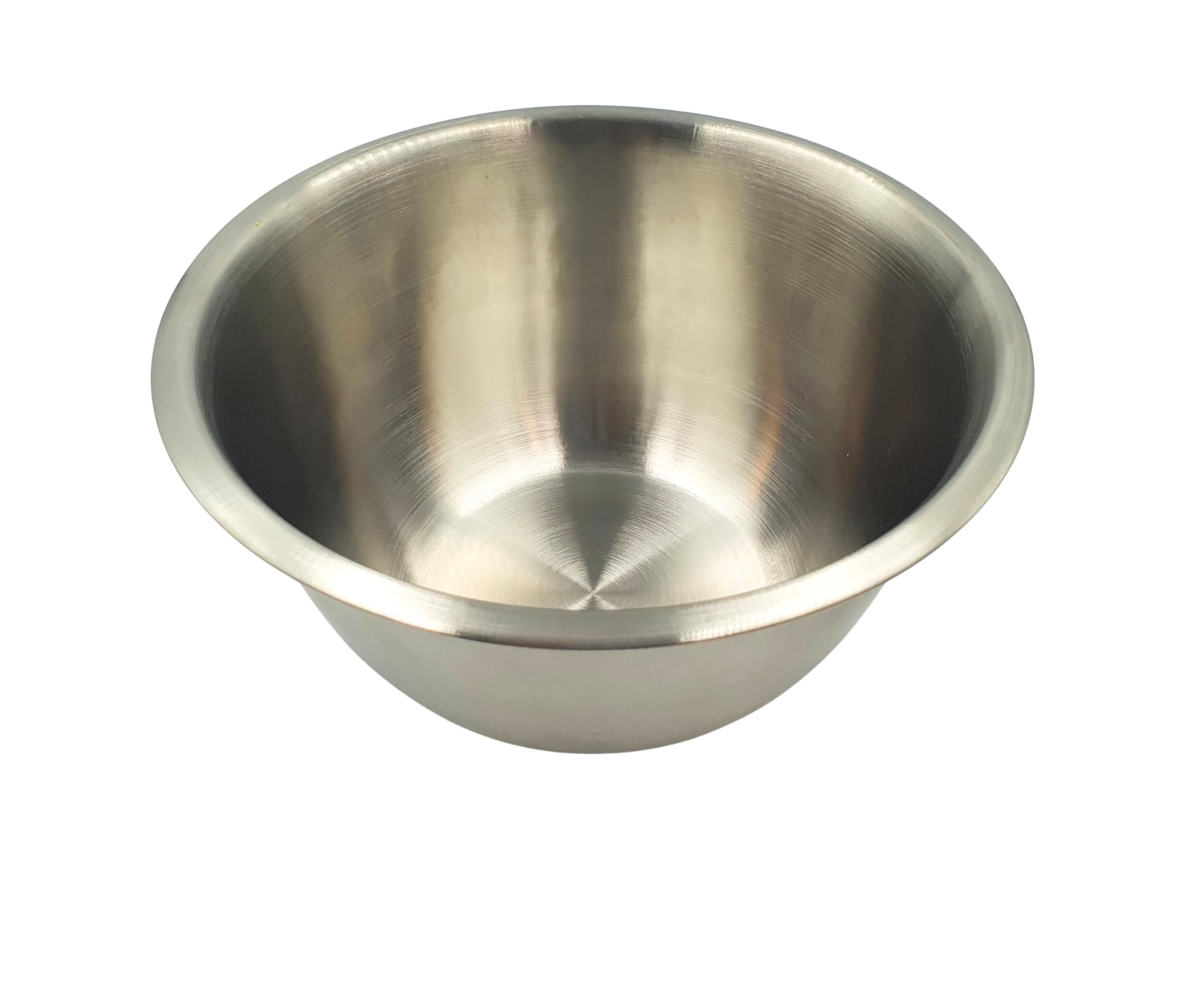 Fackelmann Mixing Bowl 18cm, Stainless Steel, Extra Deep, Food Safe, Baking Cooking Preparing, Small Dish, Fridge & Freezer Safe, Durable & Lightweight, Versatile, Rimmed Nesting Bowls, 1200ml