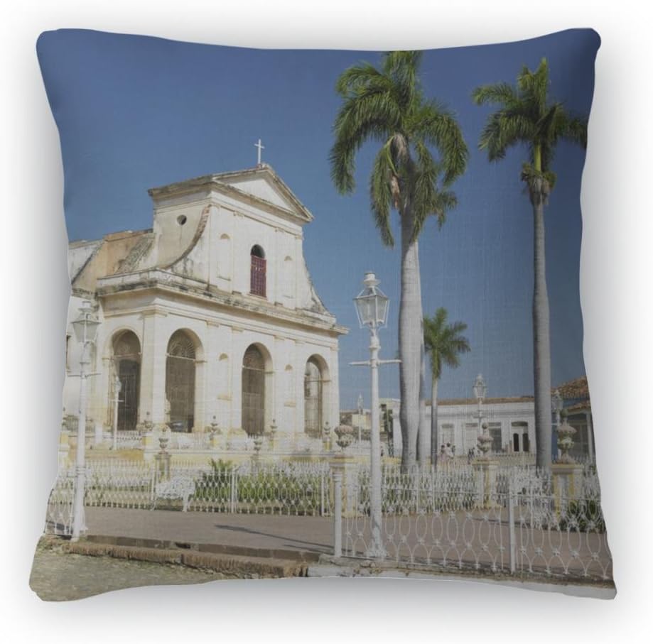 Gear New Throw Pillow, 26x26, Iglesia Parroquial De La