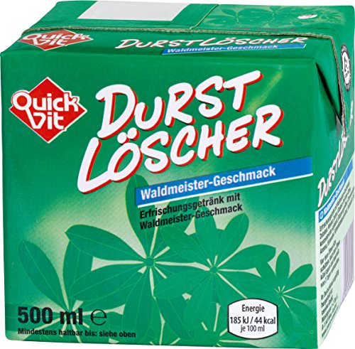 QuickVit Durstlöscher Waldmeister, 12er Pack (12 x 500 ml) Cover