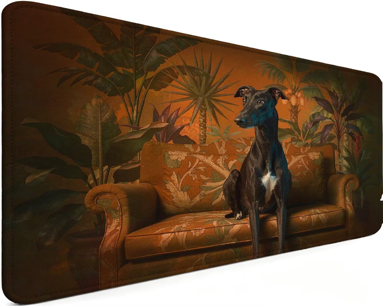 Mauspad XXL 800x400x3mm Mauspad Groß Hund Q-NI0S0