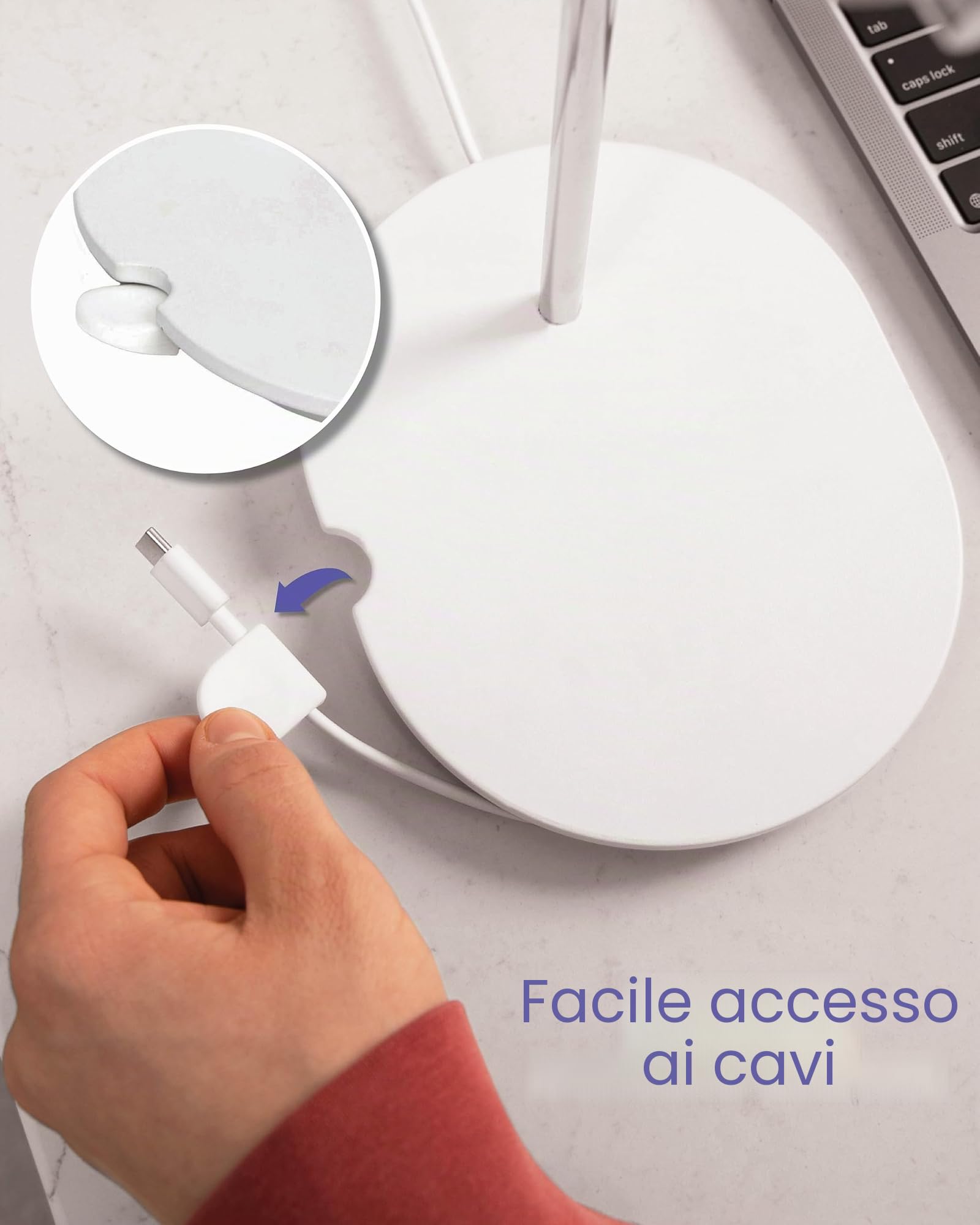 Sanus Supporto per cuffie progettato per cuffie Sonos Ace, bianco