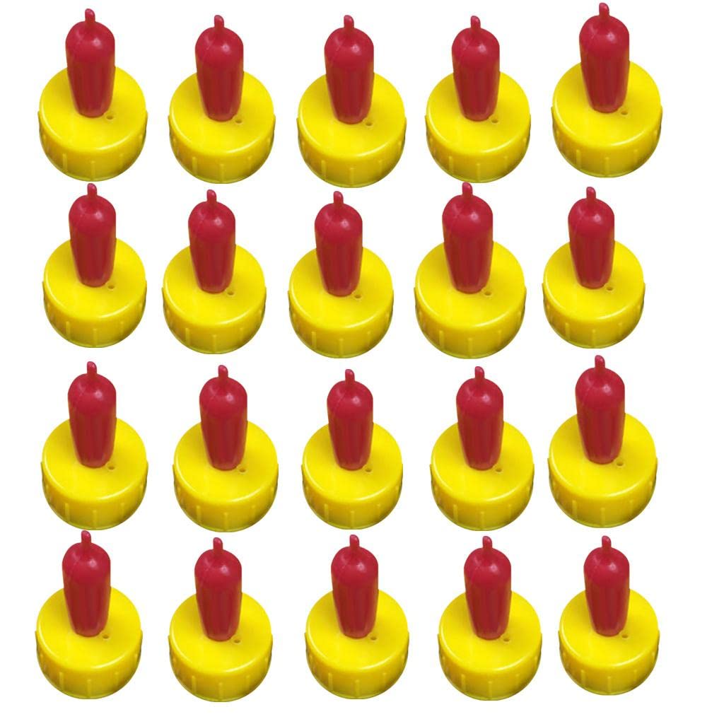 Homyl20 Pieces Lamb Feeder Bottle Topper Feeding Milk Drinking for Sheep Supplies
