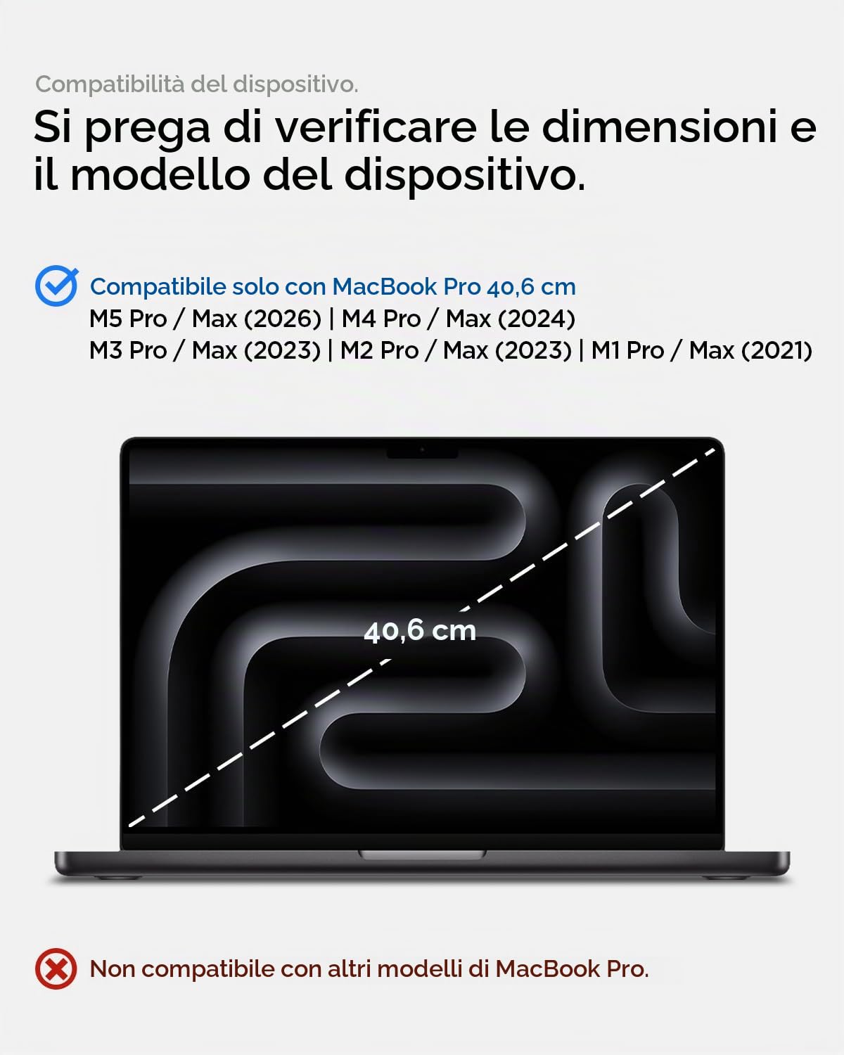 Spigen Glas.tR Slim Vetro Temperato Compatibile con MacBook Pro 16 inch (M5 Pro / M5 Max (2026) / M4 Pro / M4 Pro Max / M3 - M1 series), Copertura Totale, 9H Protezione Schermo