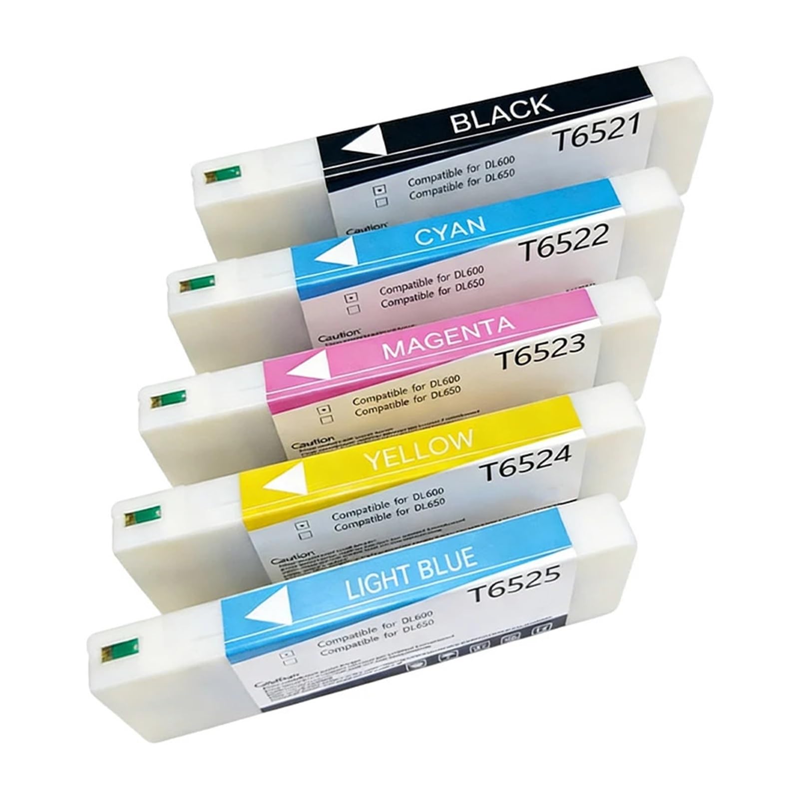 Generico T6521 T6525 Cartuccia Inchiostro 700ML Chip Compatibile Fuji DL600