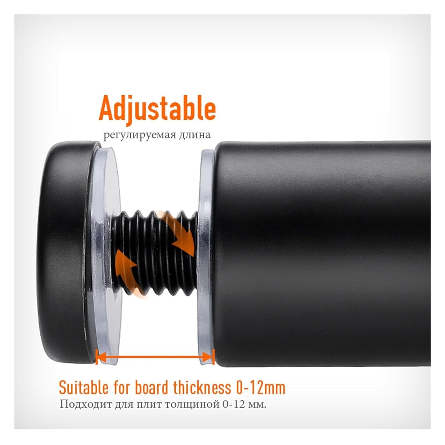 Tornillo de fijación para vallas publicitarias, Hardware de fijación vallas publicitarias 20 piezas (blanco, 12x25 mm)