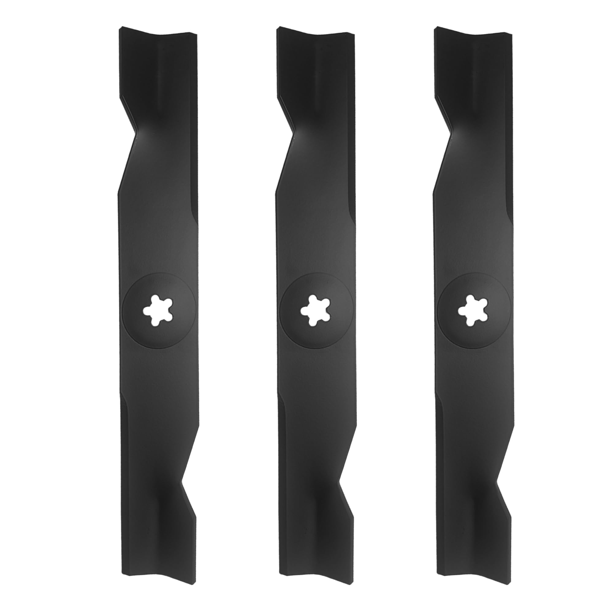 Photo 1 of 3 Pack Lawn Mower Blades 48 Inch Compatible with Husqvarna YTH24V48 YTH2348 YTH24K48 YTA24V48 Craftsman Poulan High Lift Mulching Blades Replaces 173920, 180054, 532180554, 575938201, 532173920